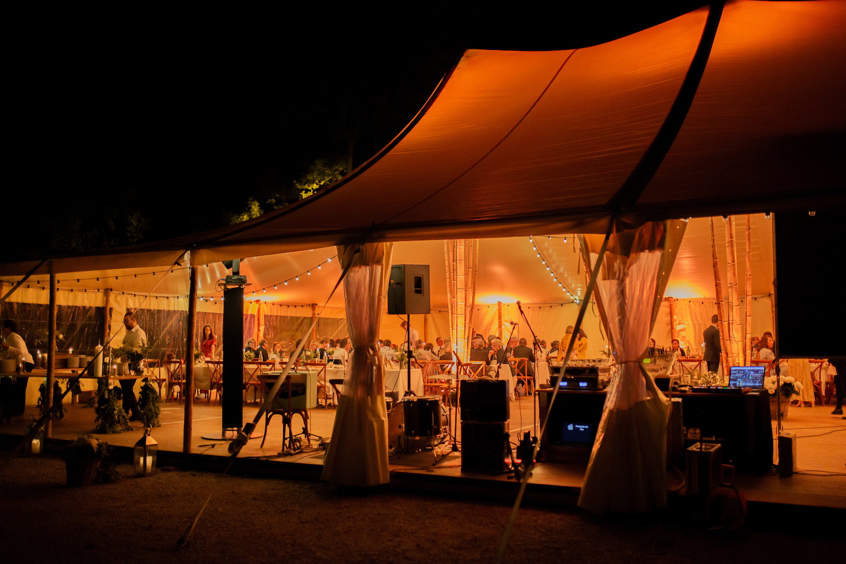 Mariage Au Golf Du Gouverneur Chapiteau Bambou