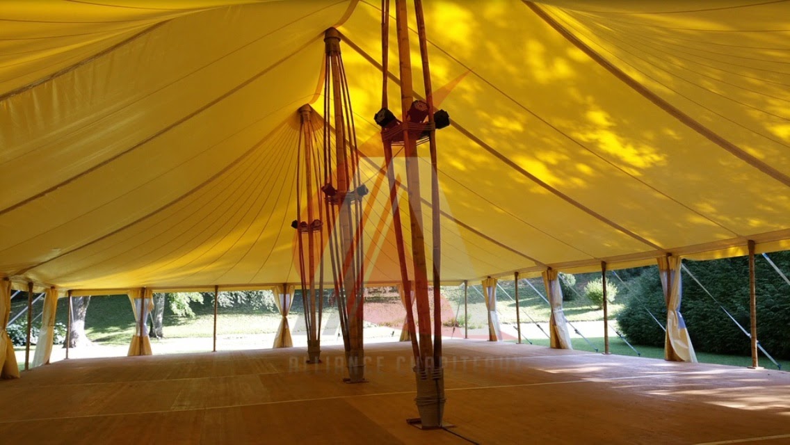 rent tent bamboo wedding