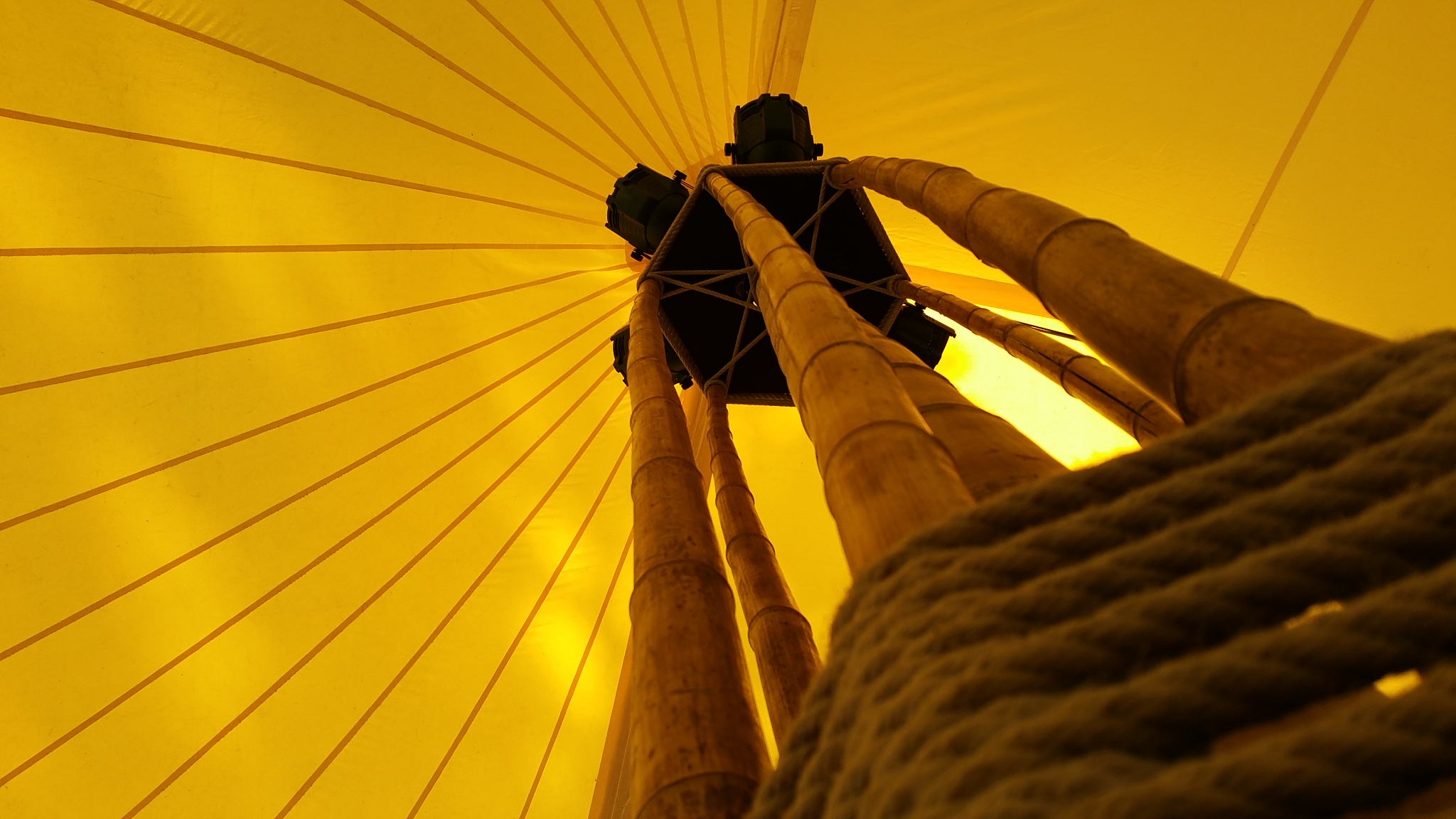 rent tent bamboo wedding