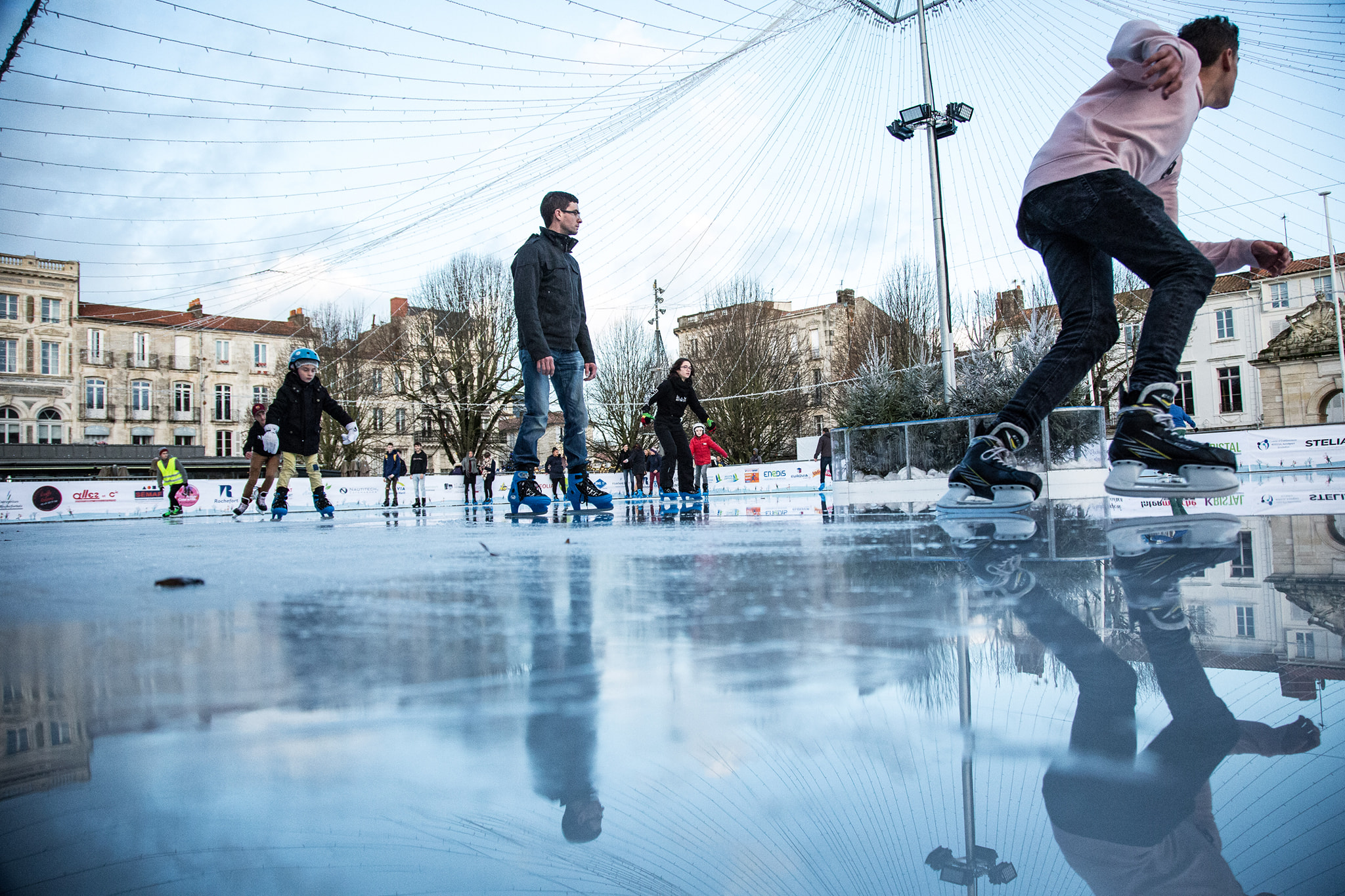 Provencal Purity: Avignon Ice Rink on the Rhône River is one of the most captivating winter skate parks in France Provencal Purity: Avignon Ice Rink on the Rhône River is one of the most captivating winter skate parks in France