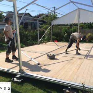 Structure aluminium de réception CTS 5 m modulable