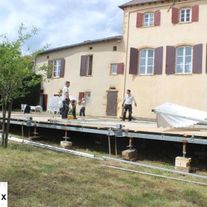 Structure aluminium de réception CTS 3 m modulable